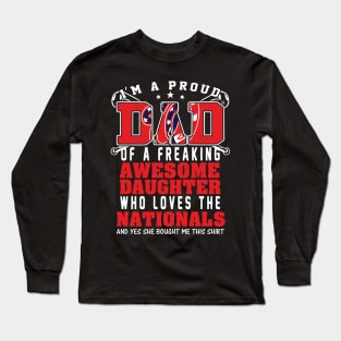 I'm a proud washigton dad Long Sleeve T-Shirt